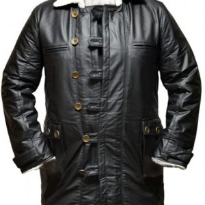 bane jacket black coat real leather sale